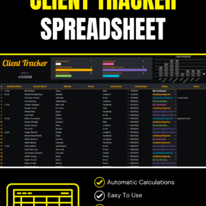 Client Tracker Spreadsheet